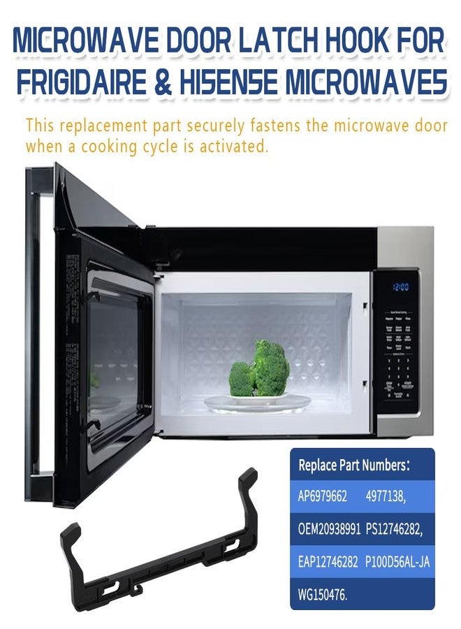 KOZHOM [Upgraded] 5304522796 Microwave Door Latch fit for Frigidaire/Hisense Microwaves, Replace AP6979662, PS12746282 - Image 3